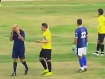 WATCH: Referee breaks down in...